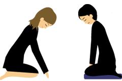 家族葬　葬儀　焼香